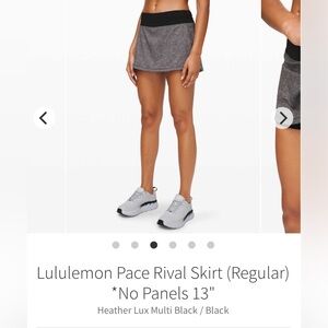Lululemon Pace Rival Skirt